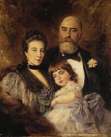 Konstantin Makovsky Volkov family